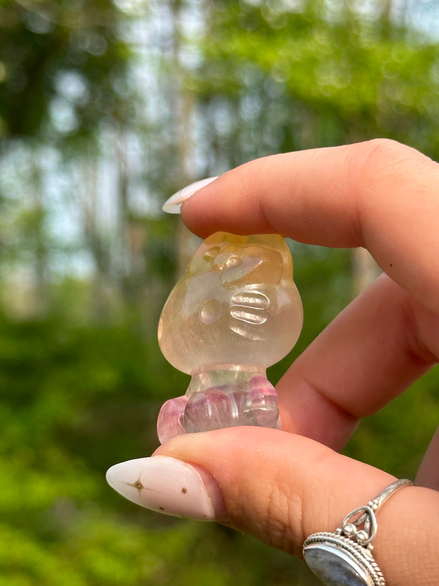 Fluorite Hello Kitty