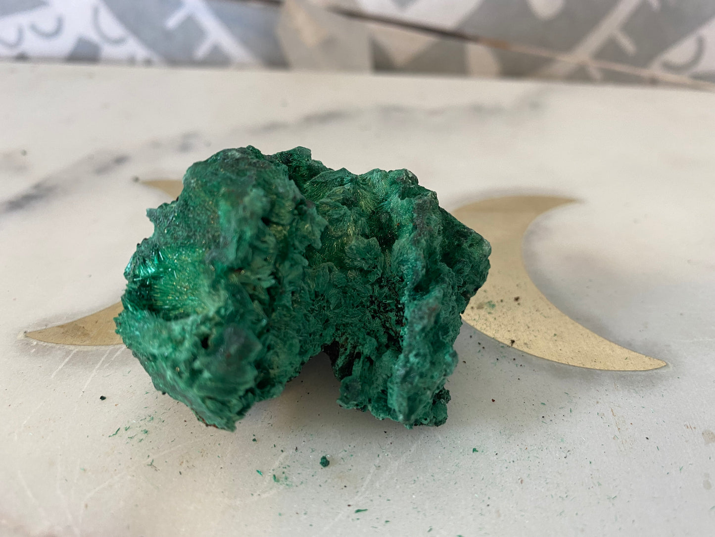 Fibrous Malachite Specimen
