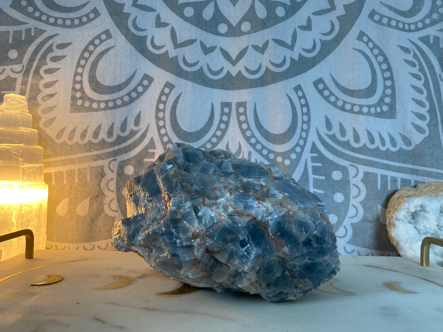 XL Blue Calcite Raw Specimen