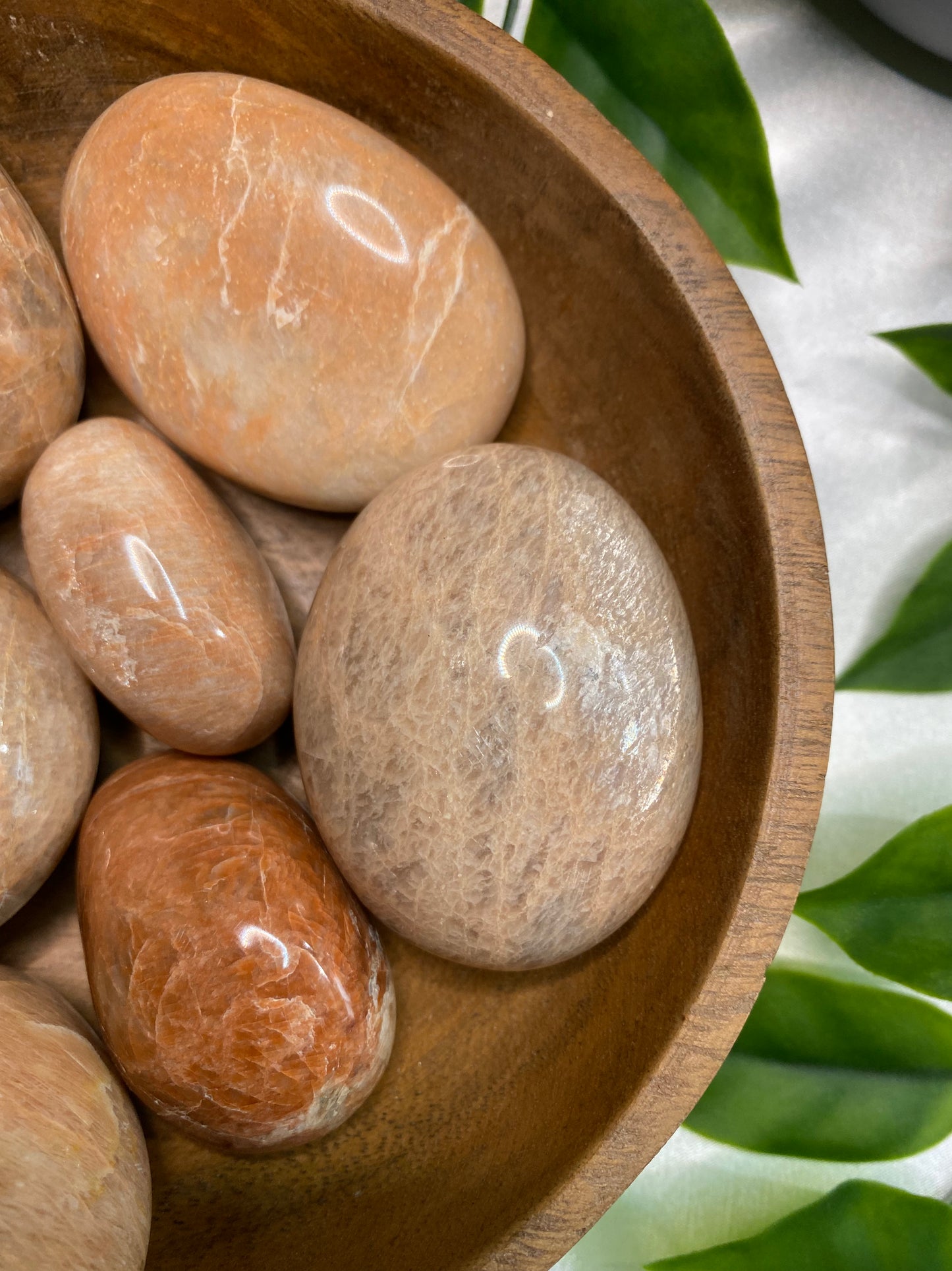 Peach Moonstone Palmstones