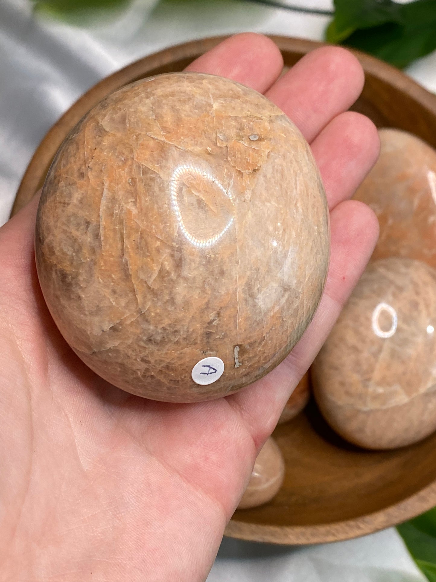 Peach Moonstone Palmstones