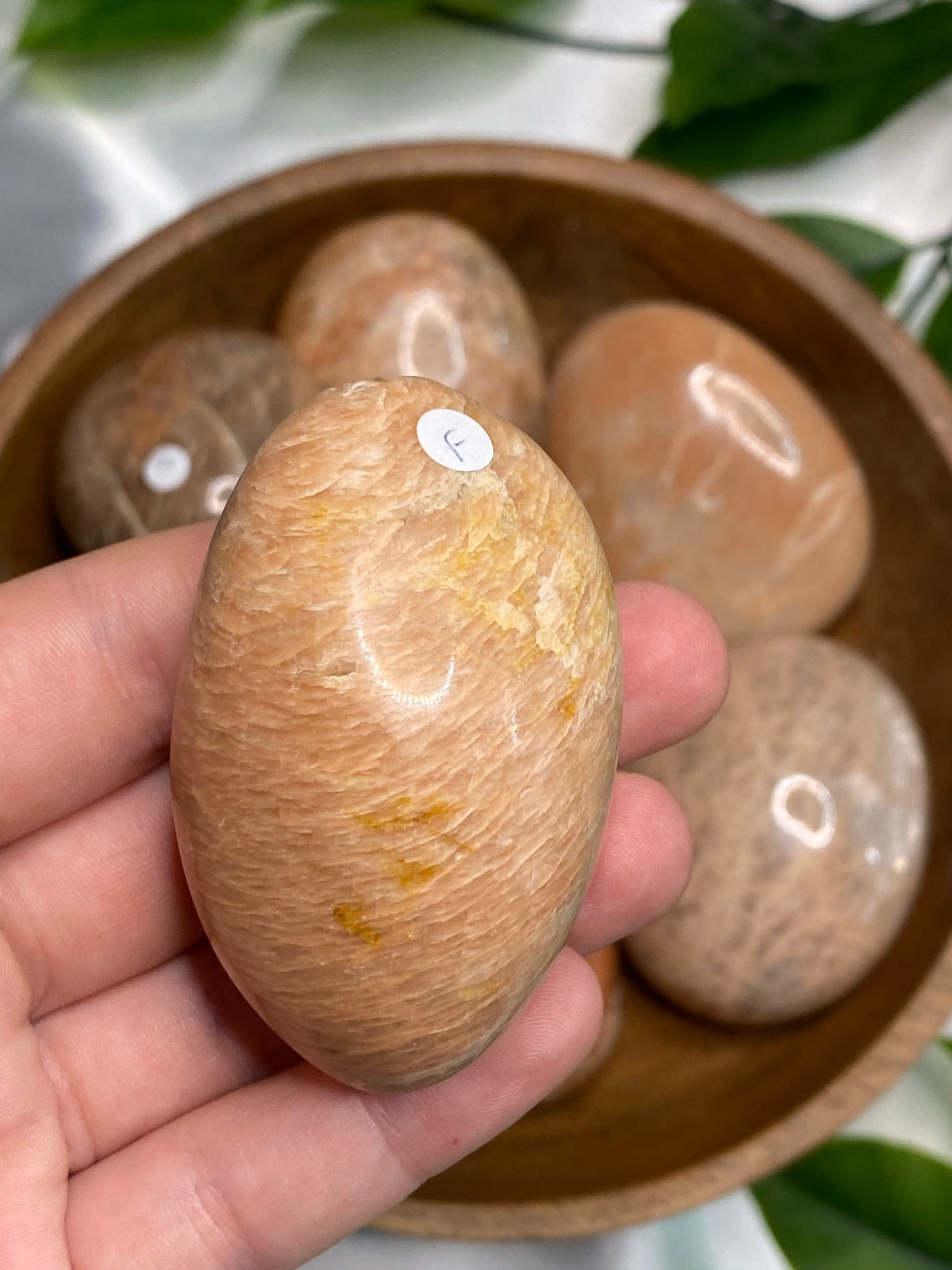 Peach Moonstone Palmstones