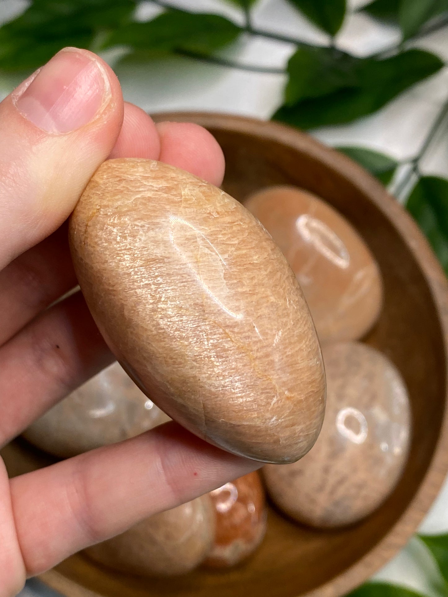 Peach Moonstone Palmstones