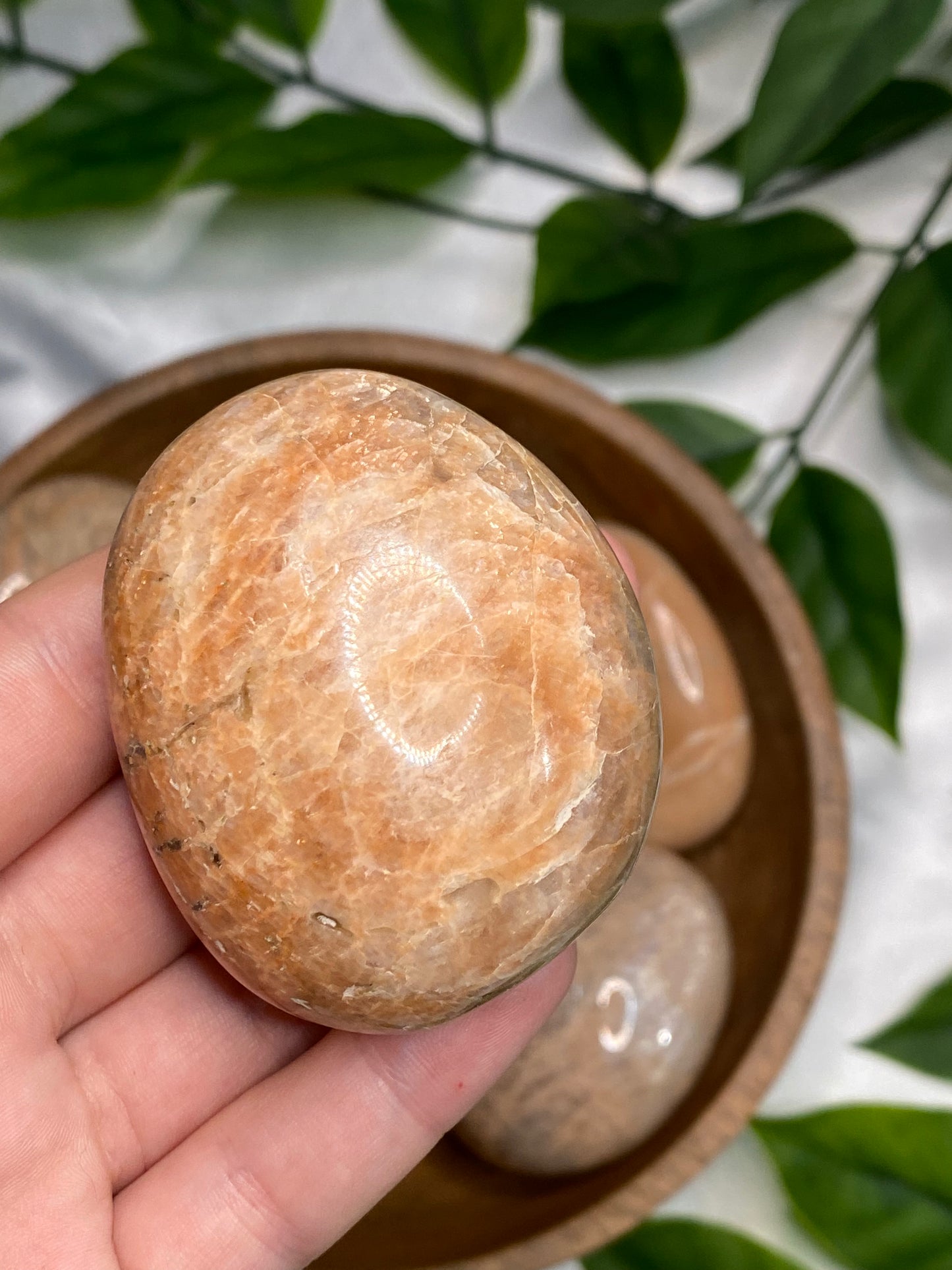 Peach Moonstone Palmstones