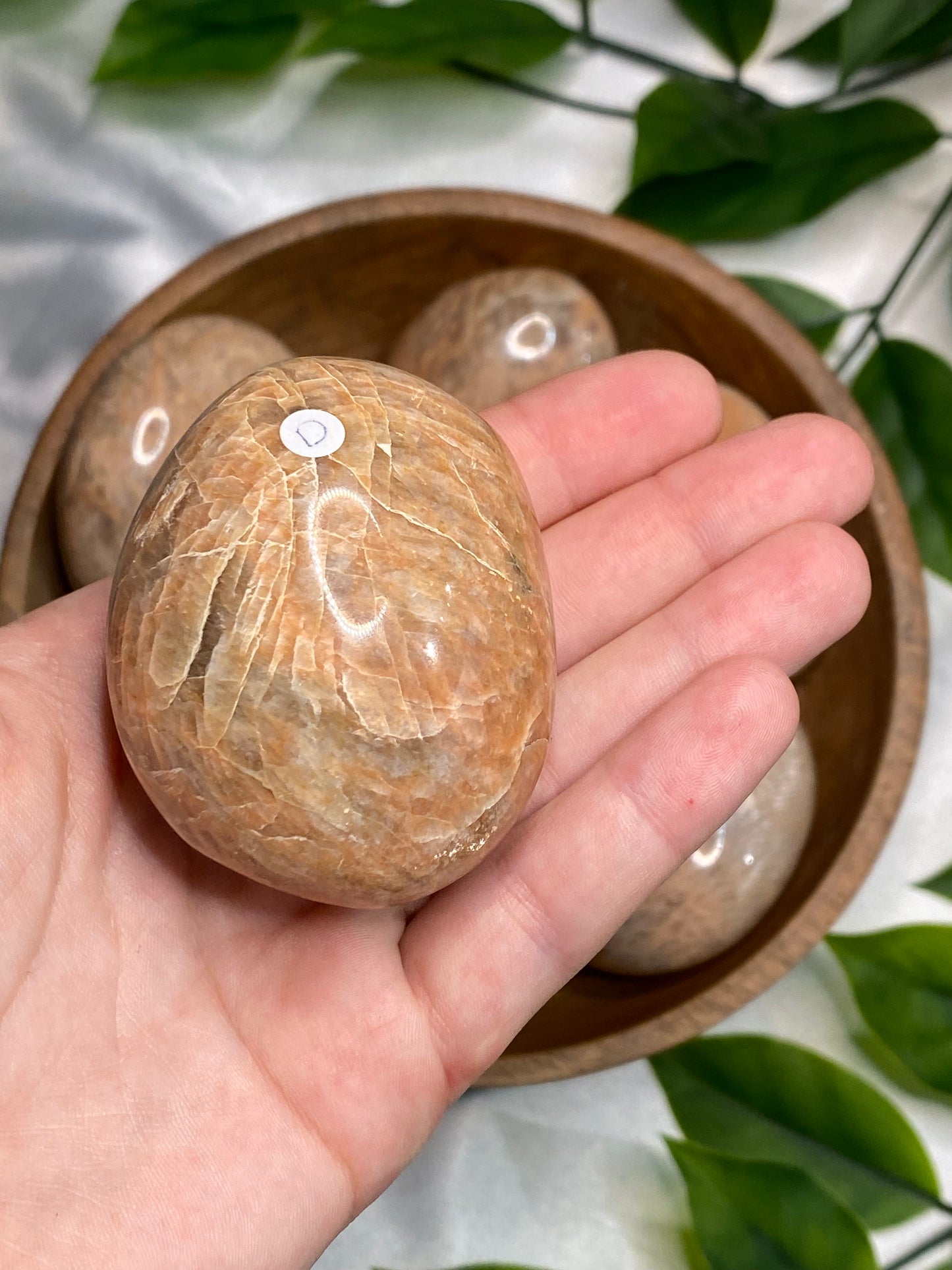 Peach Moonstone Palmstones