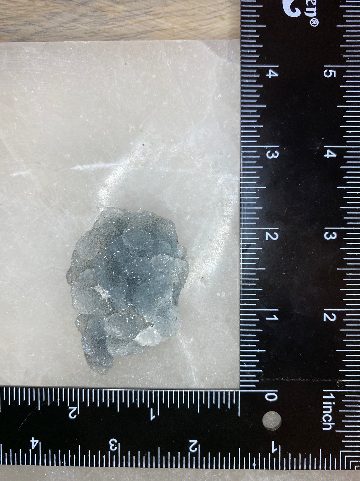 Black chalcedony with gemmy apophyllite - N