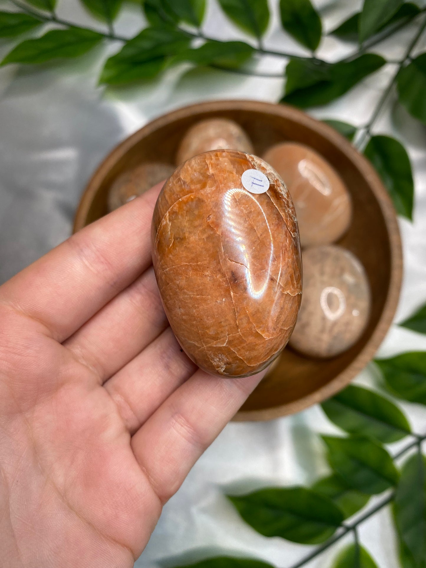 Peach Moonstone Palmstones
