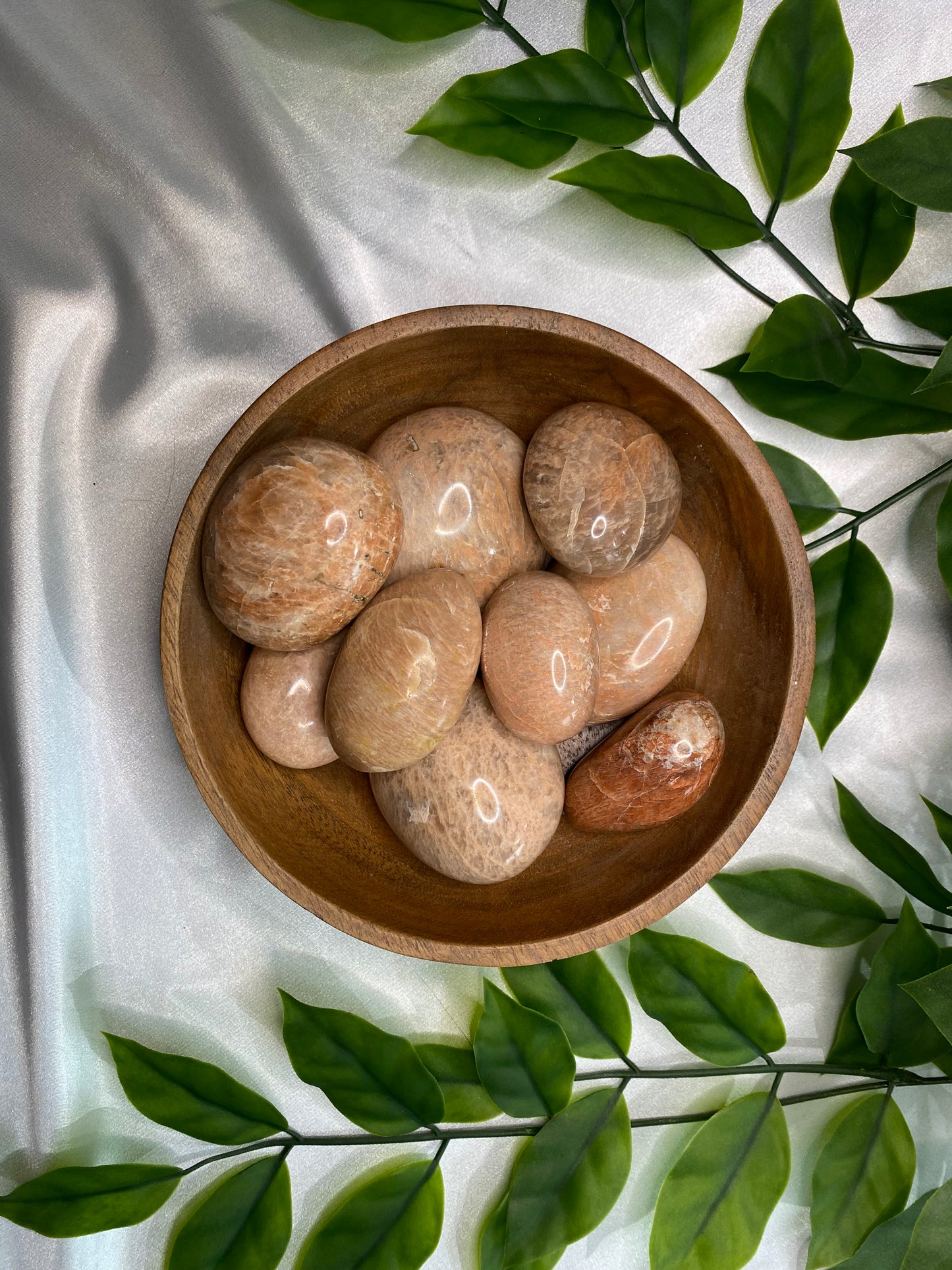 Peach Moonstone Palmstones