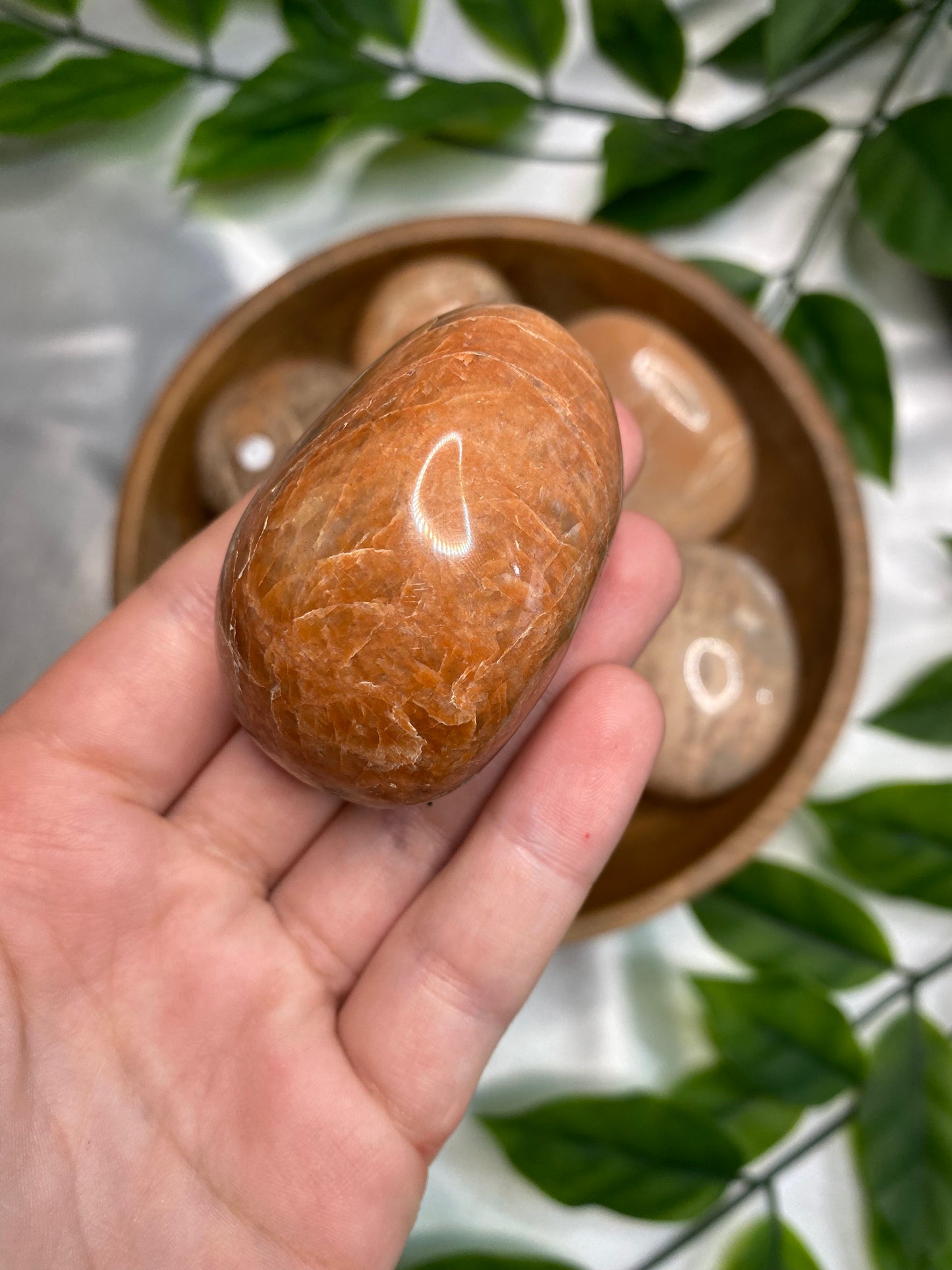 Peach Moonstone Palmstones