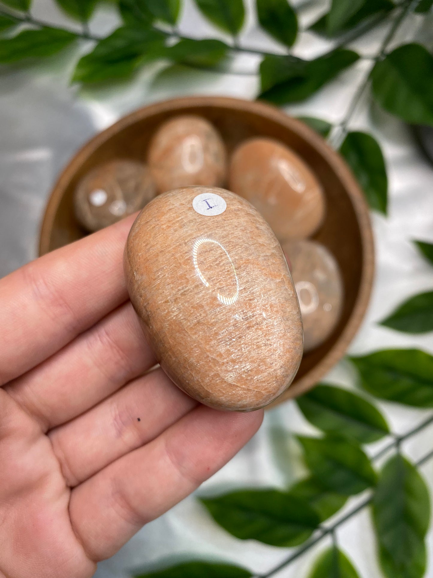 Peach Moonstone Palmstones
