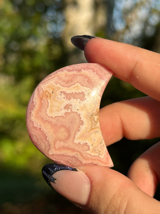 Rhodochrosite Moon