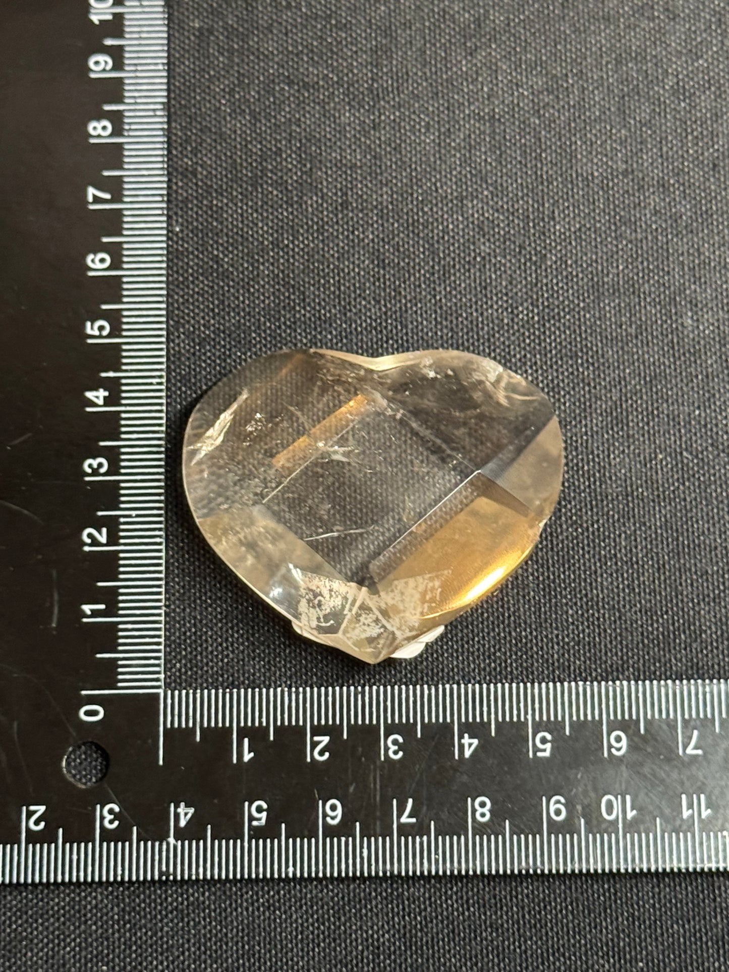 Quartz heart on stand