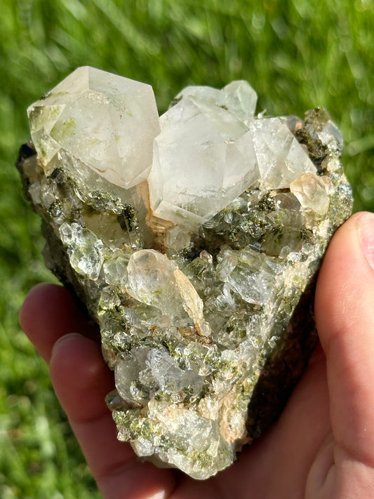 Epidote and Quartz
