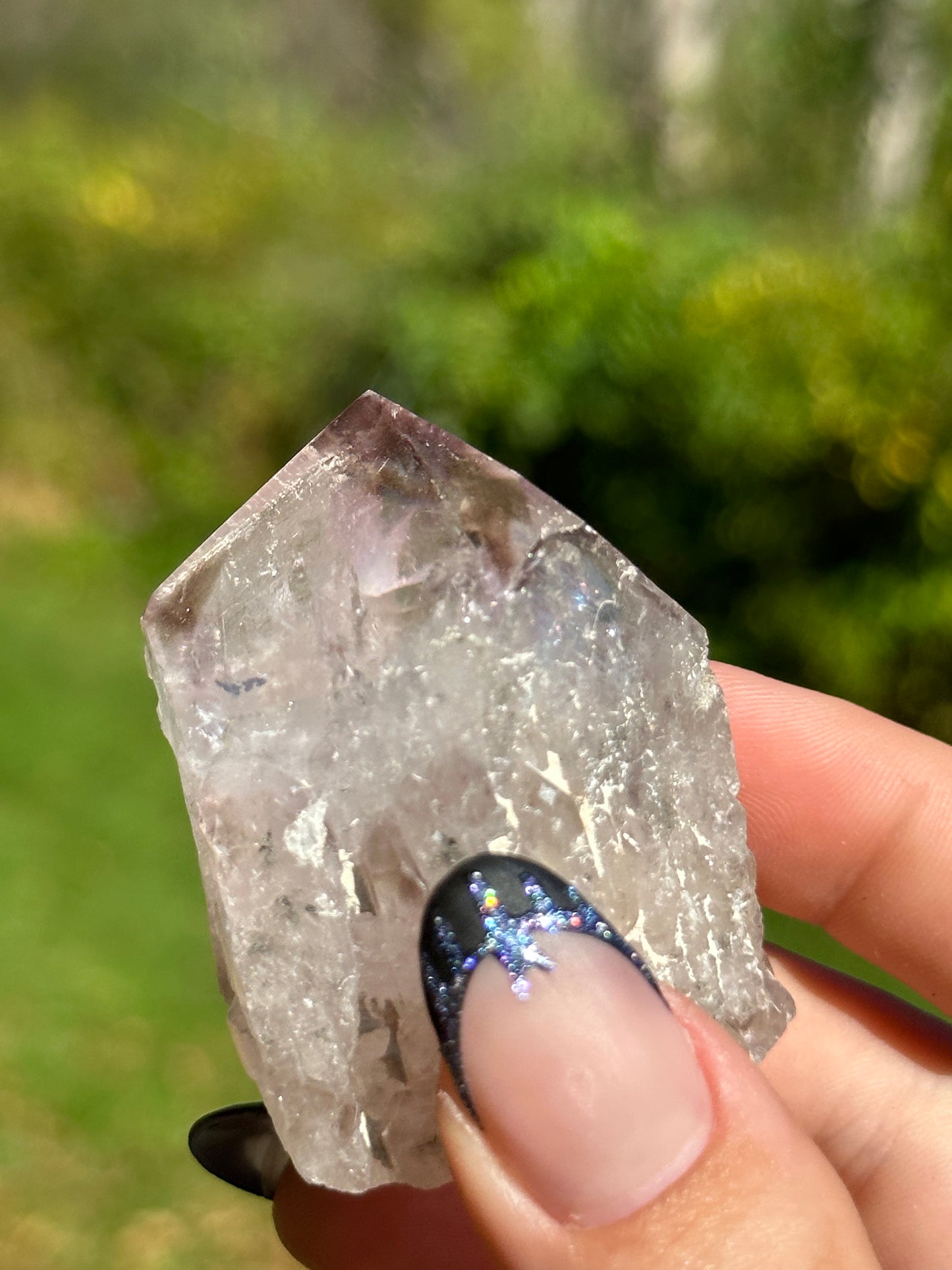 Phantom Amethyst Top Polished Point