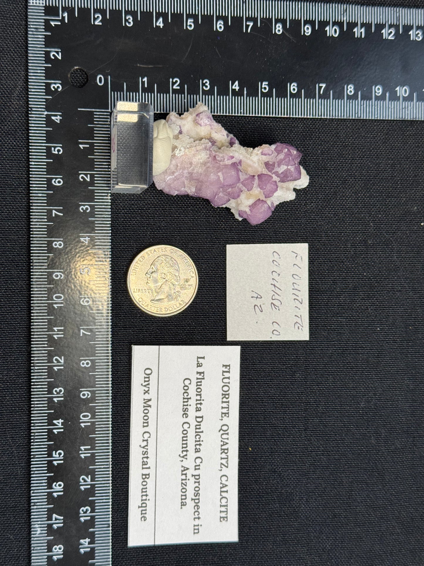 Fluorite, Quartz, Calcite- Arizona