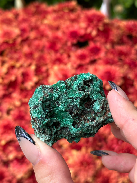 Fibrous Malachite Specimen