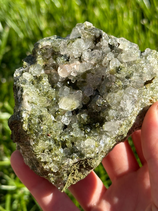 Epidote and Quartz