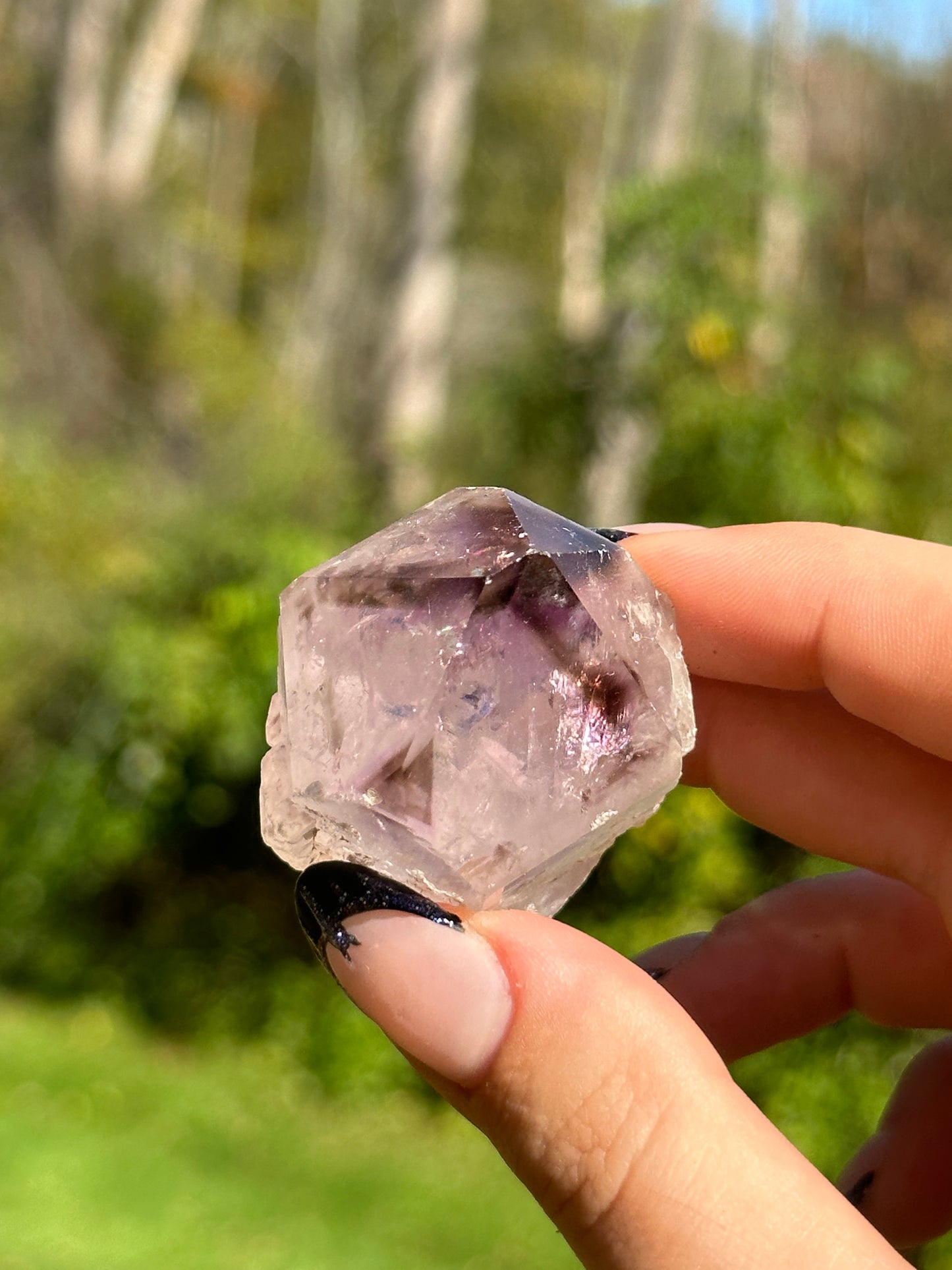 Phantom Amethyst Top Polished Point