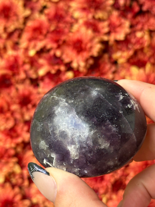 Lepidolite Palmstone