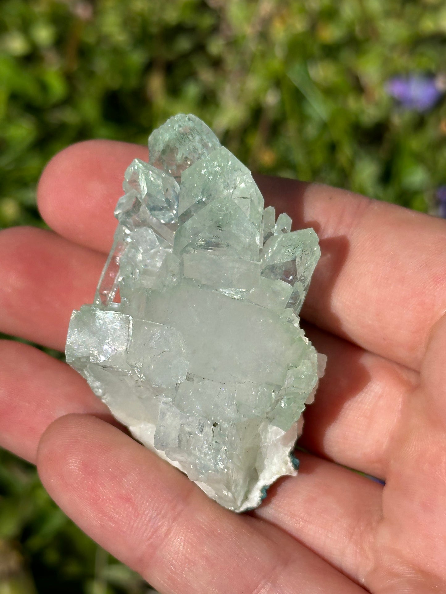 Green apophyllite | India