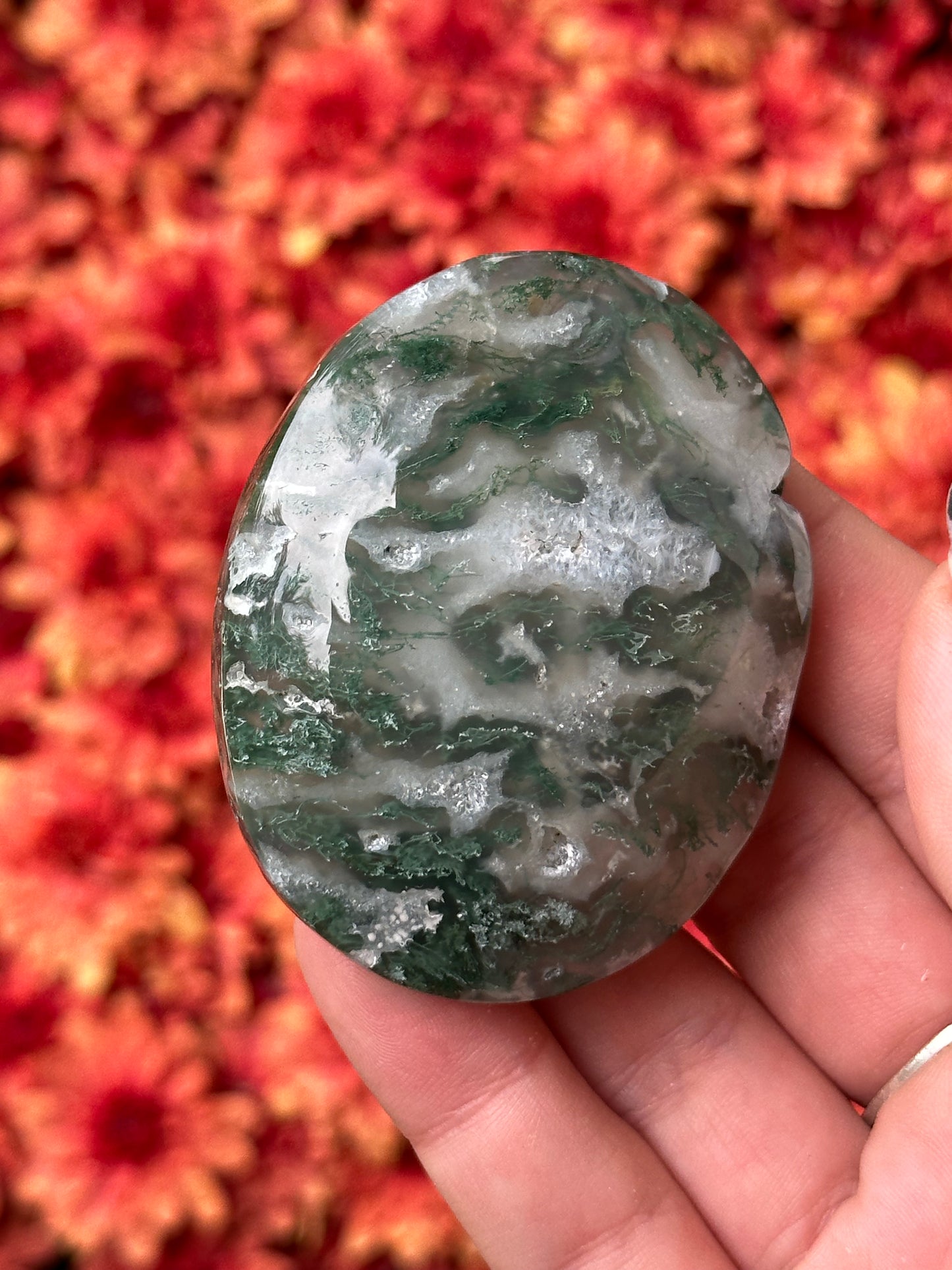 Moss Agate Palmstone