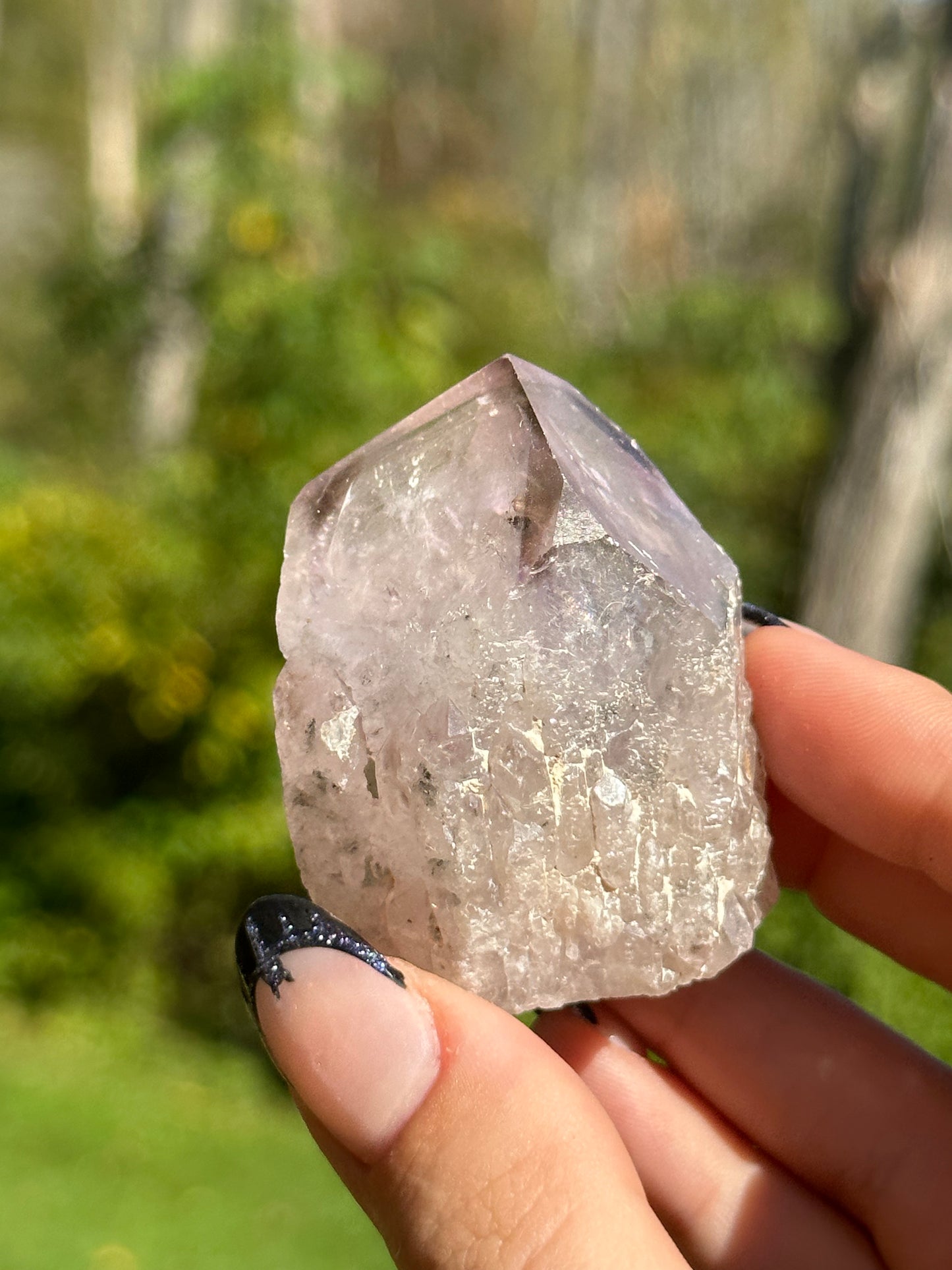 Phantom Amethyst Top Polished Point