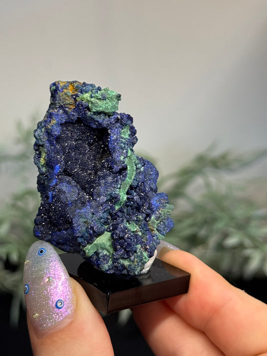 Sparkly azurite, malachite -China