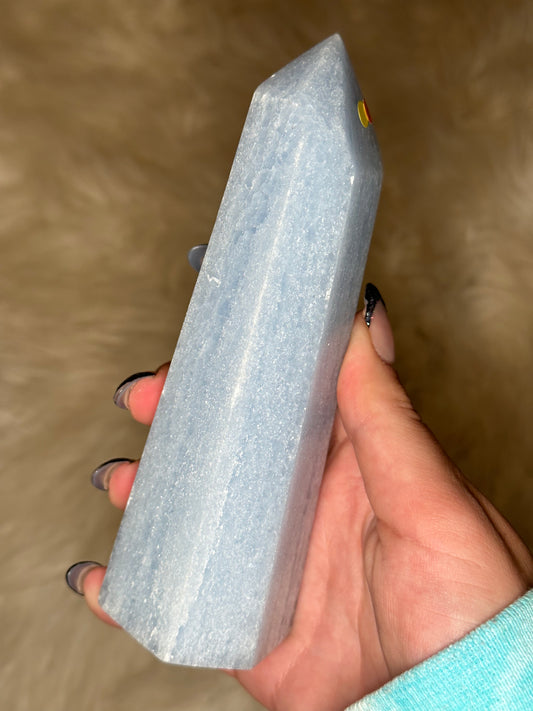 Blue Calcite Tower