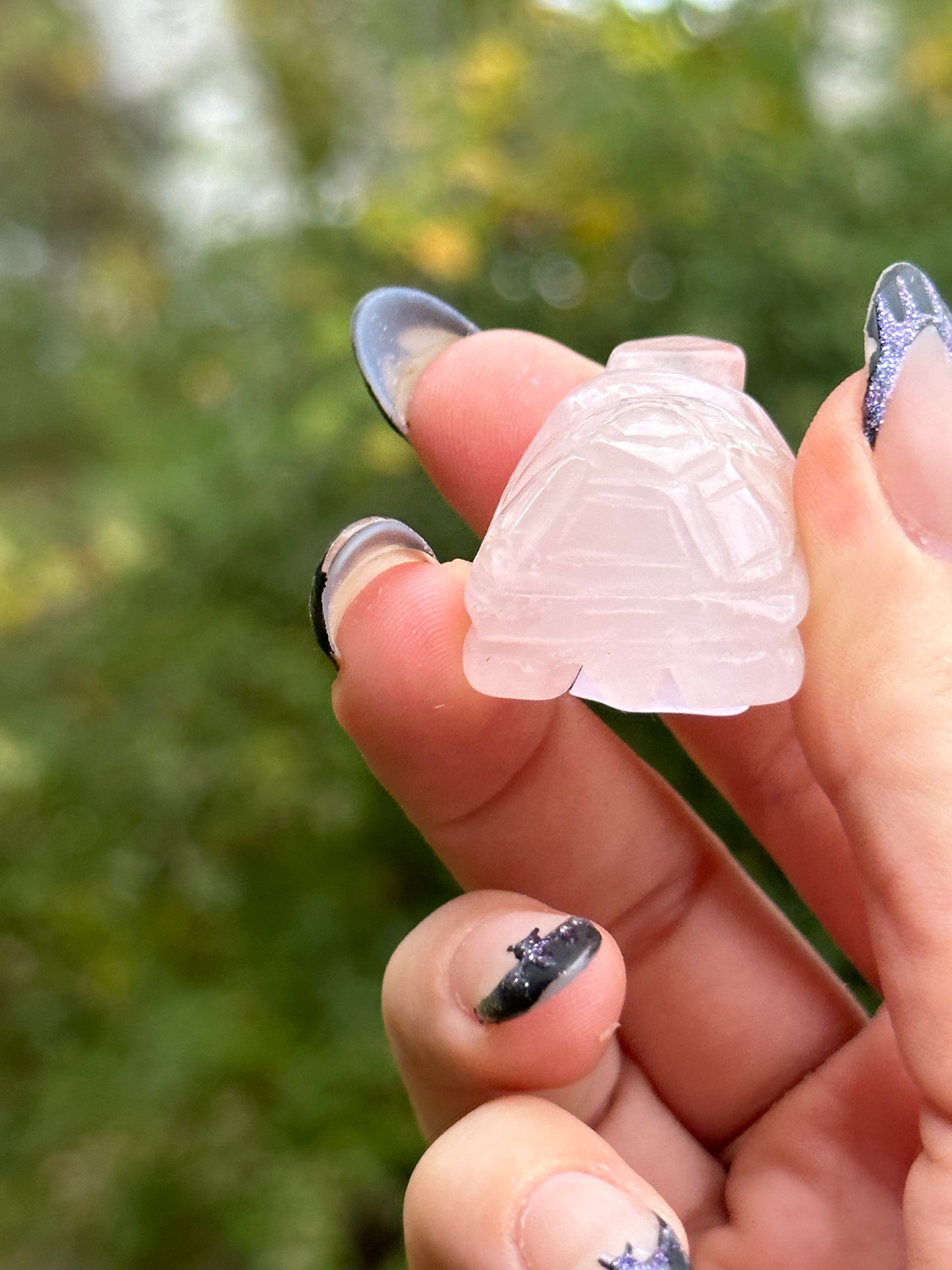 Rose Quartz Mini Turtle