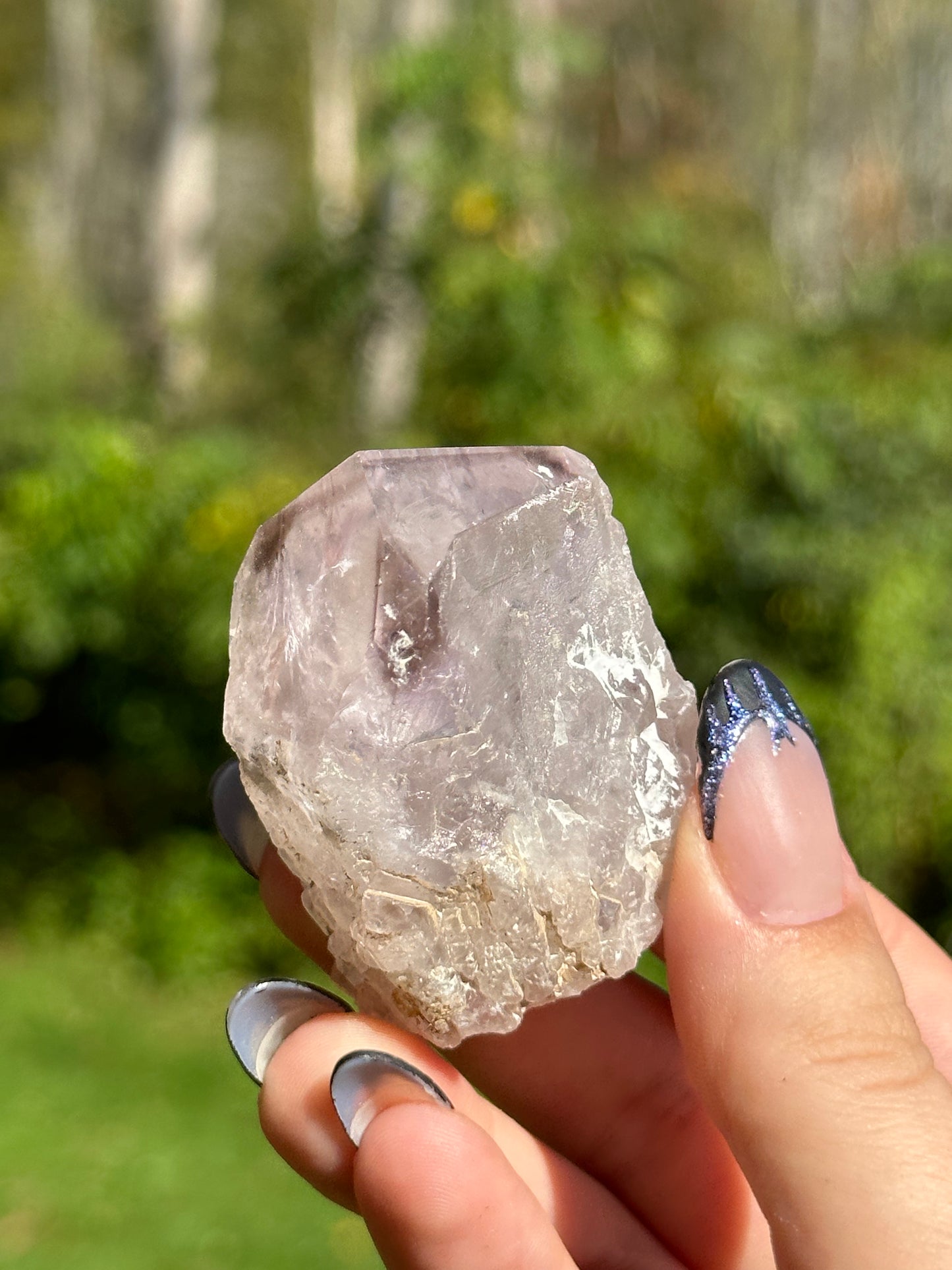 Phantom Amethyst Top Polished Point