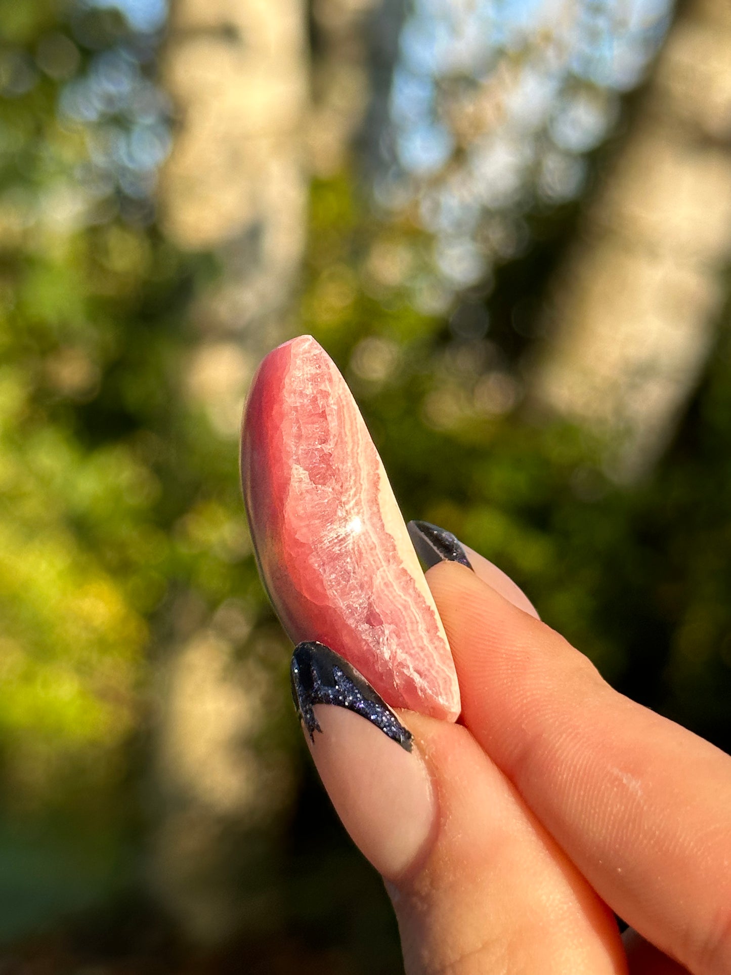 Rhodochrosite Moon
