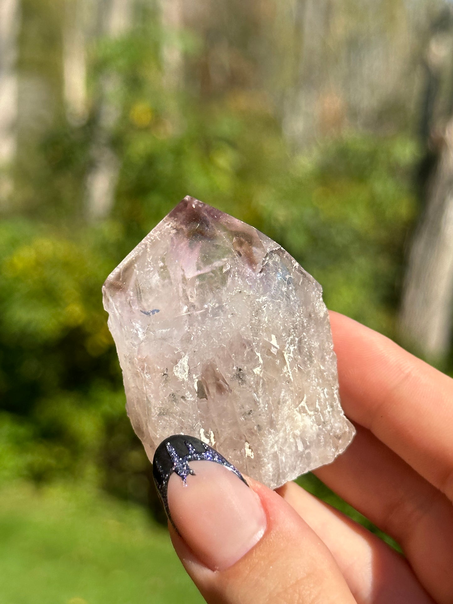 Phantom Amethyst Top Polished Point