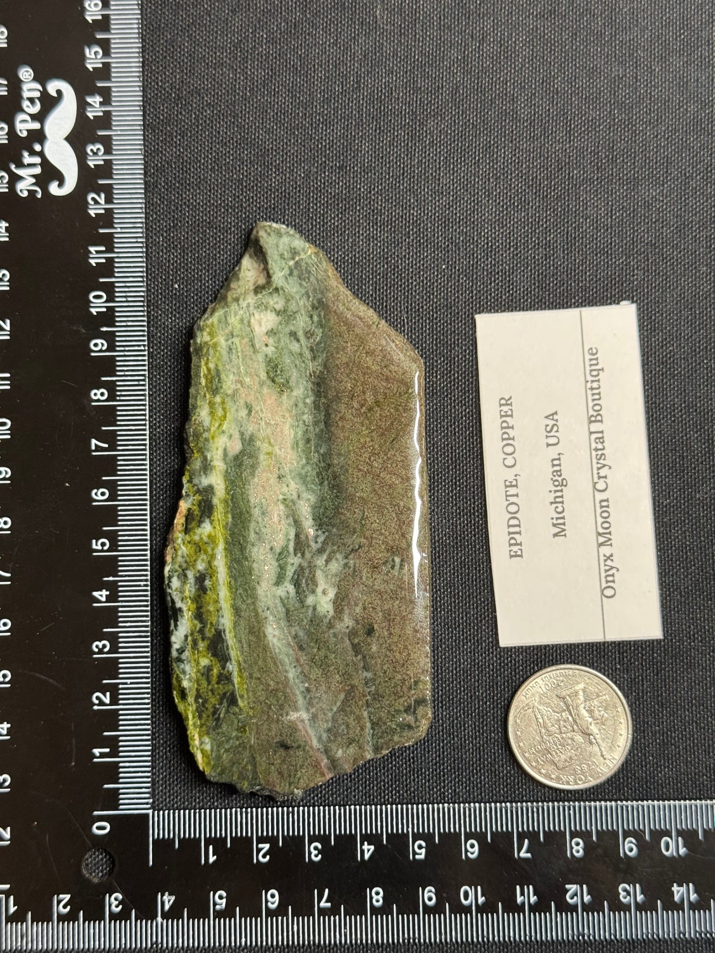 Copper and epidote- Michigan