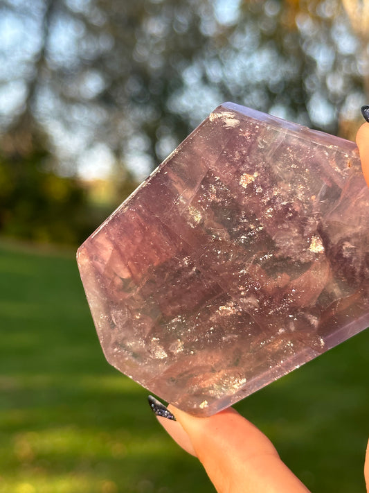 Fluorite slab