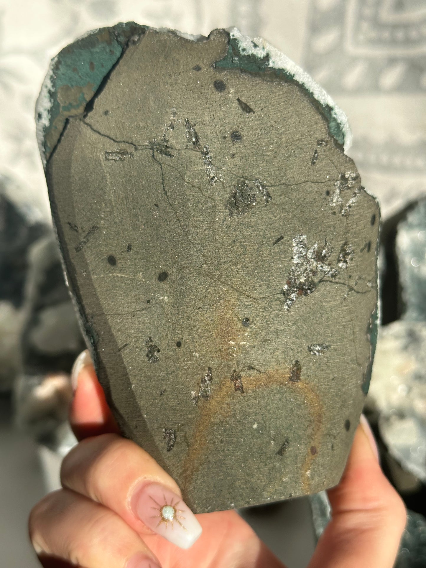 Chalcedony from Maharashtra, India