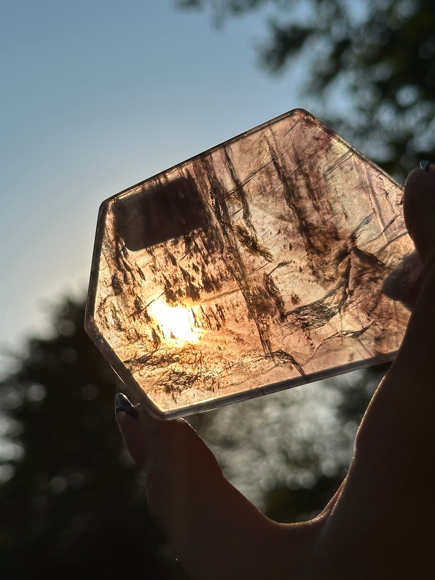 Fluorite slab