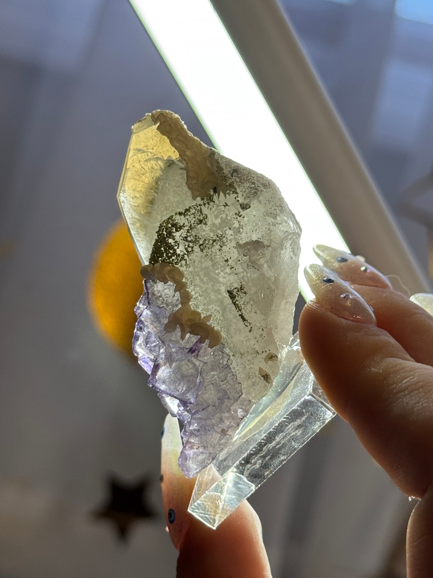 Fluorite, Quartz -China