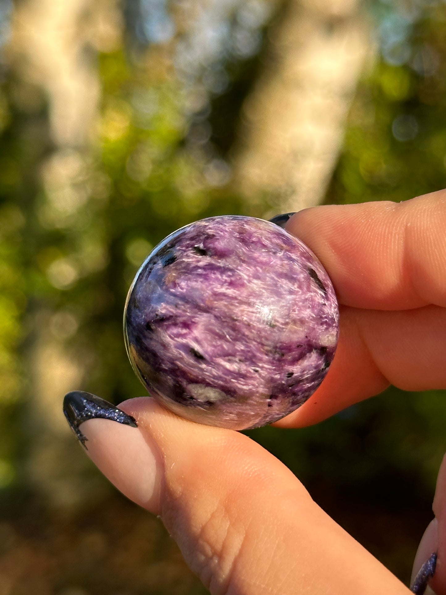 Charoite Sphere