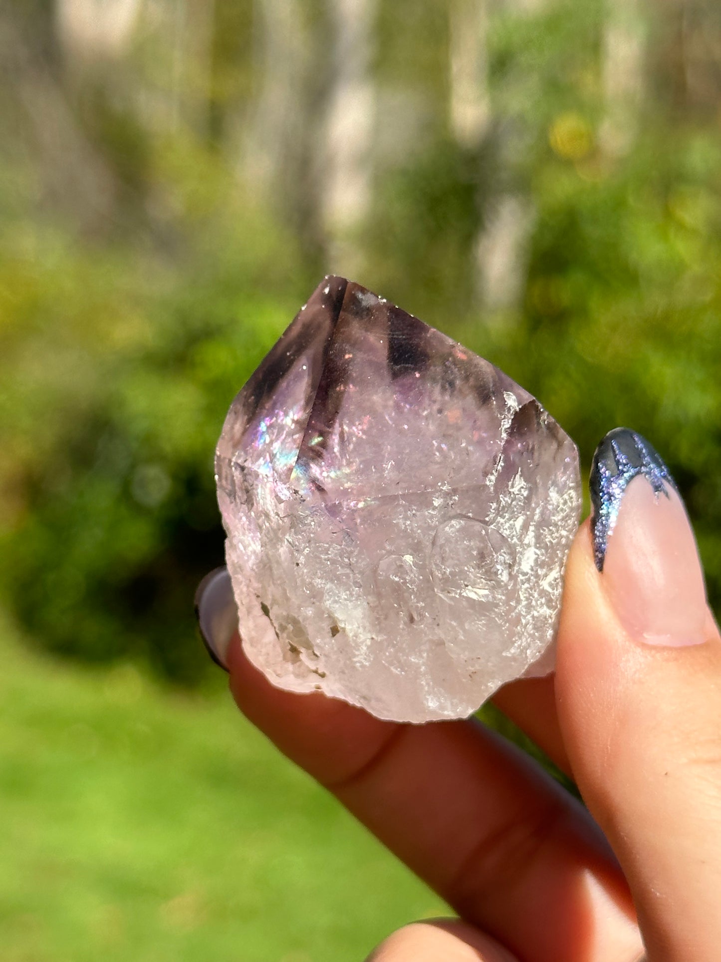 Phantom Amethyst Top Polished Point