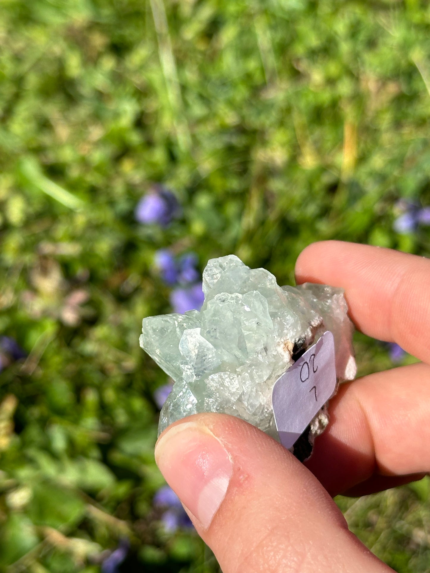 Green apophyllite | India