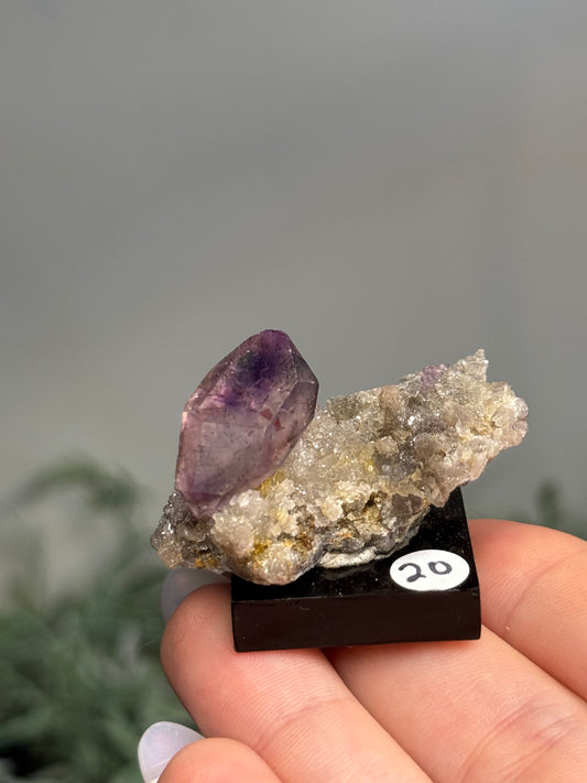 Amethyst with hematite - Africa