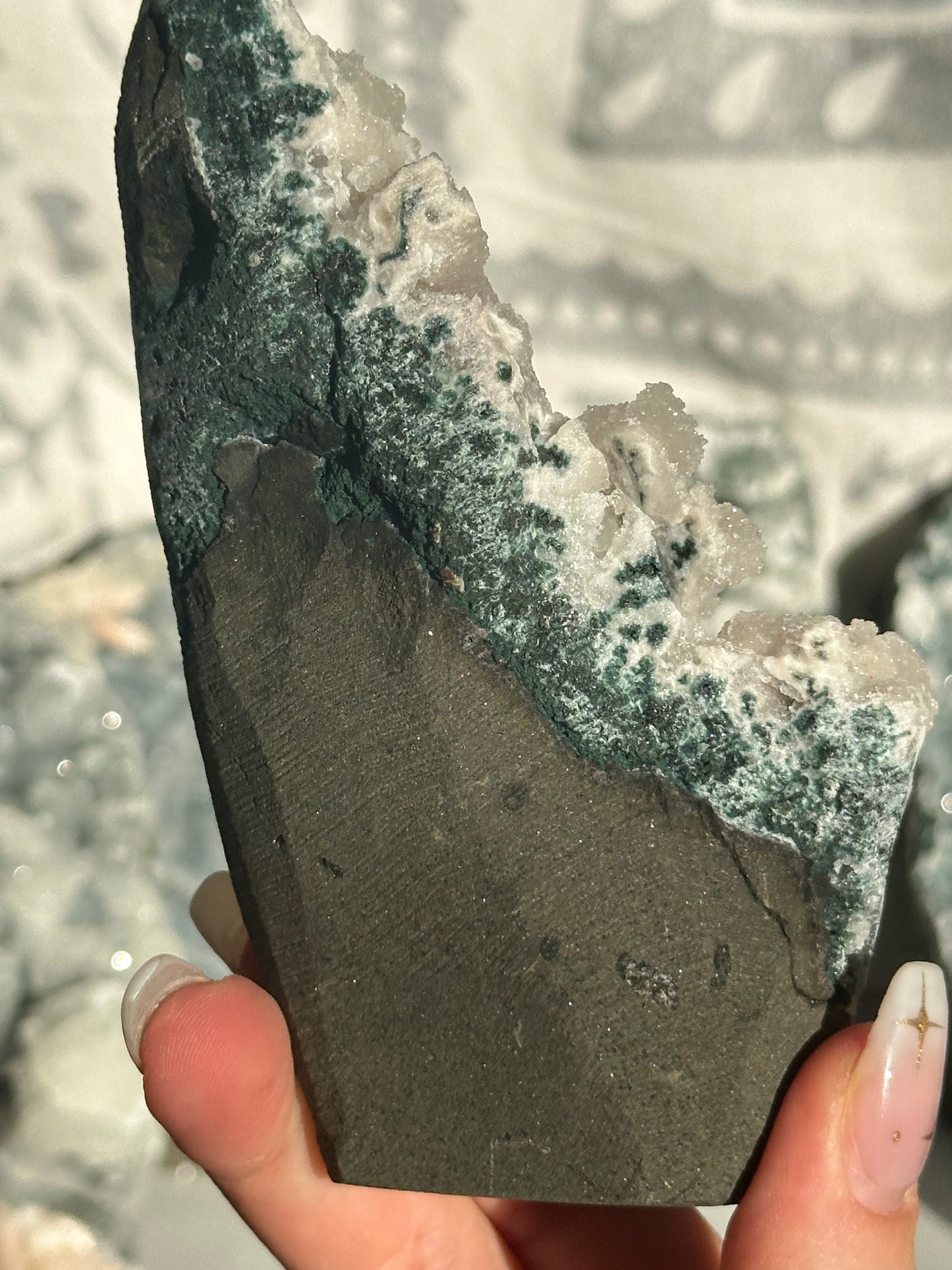 Chalcedony from Maharashtra, India