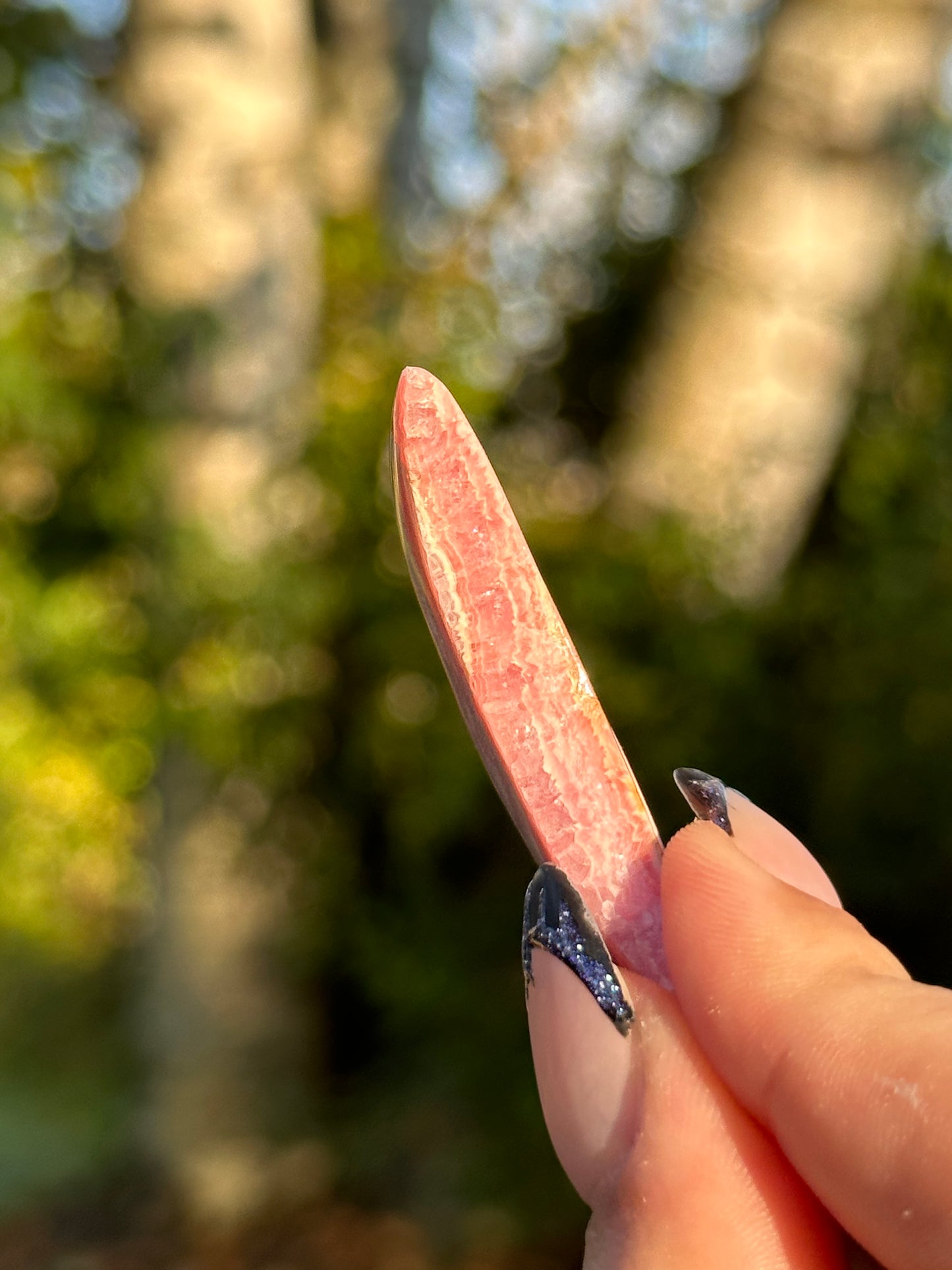 Rhodochrosite Moon