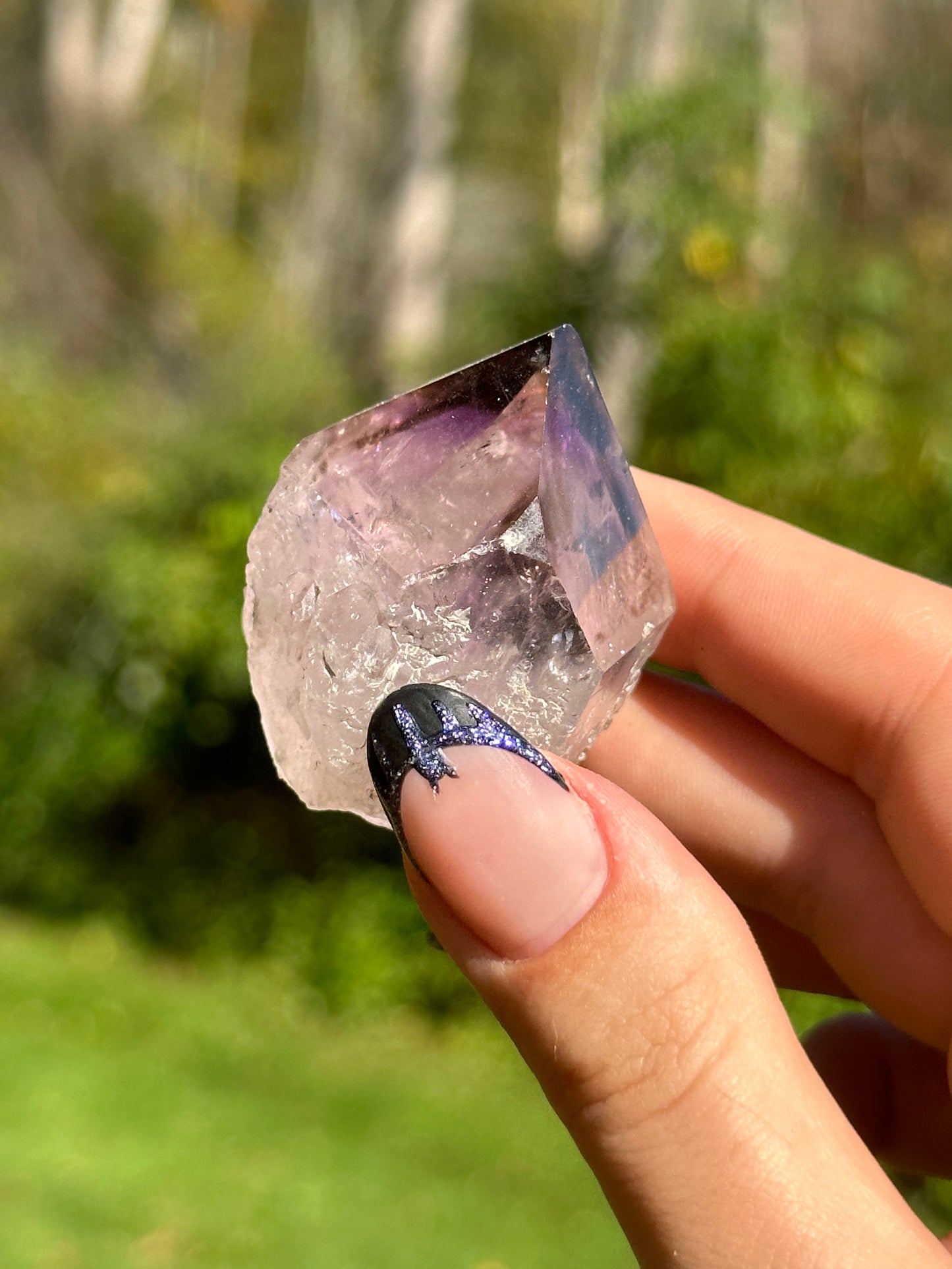 Phantom Amethyst Top Polished Point