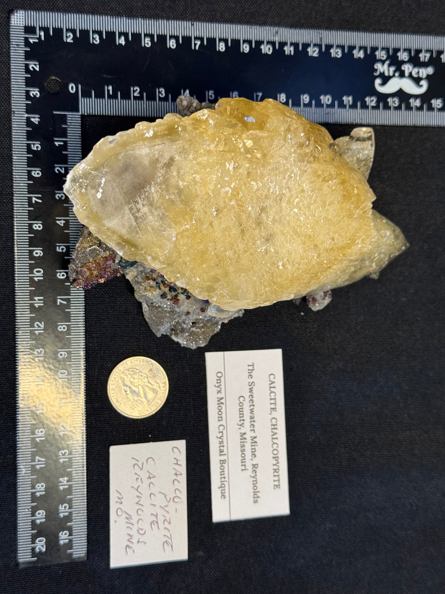 Calcite, Chalcopyrite - Missouri