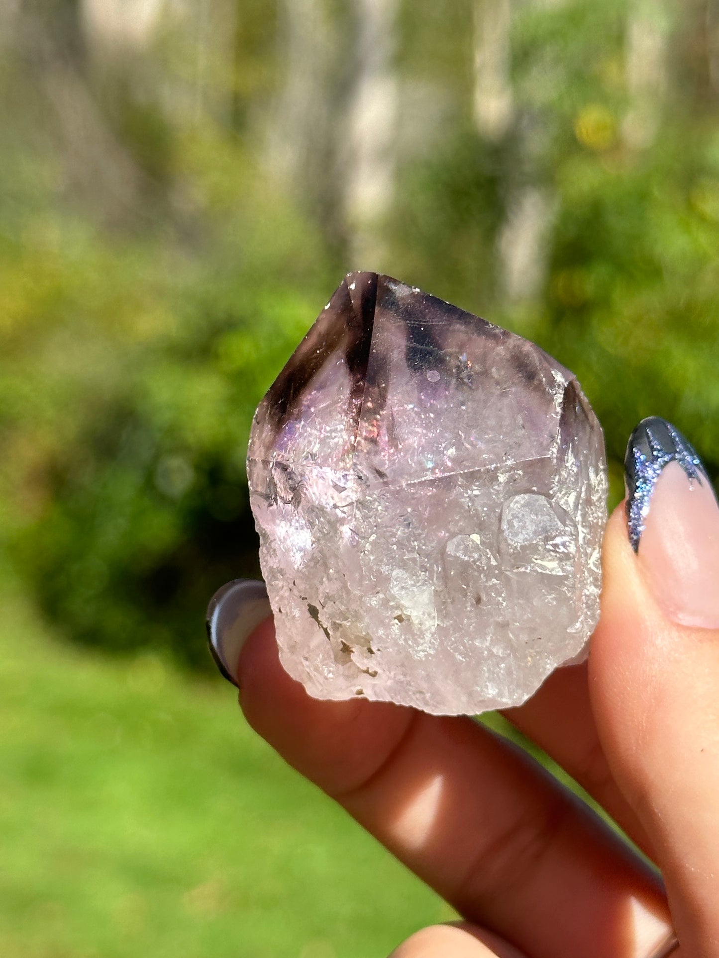 Phantom Amethyst Top Polished Point