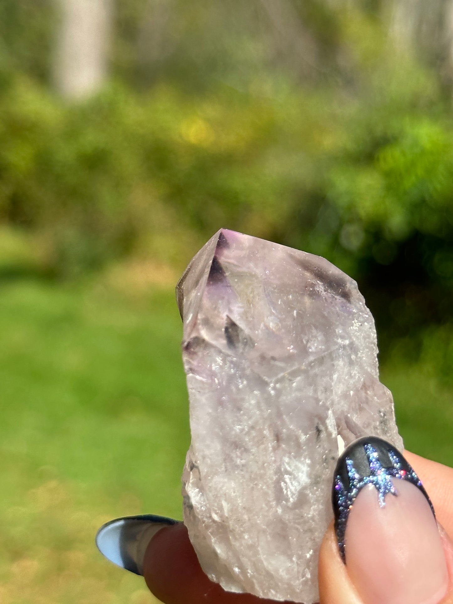 Phantom Amethyst Top Polished Point