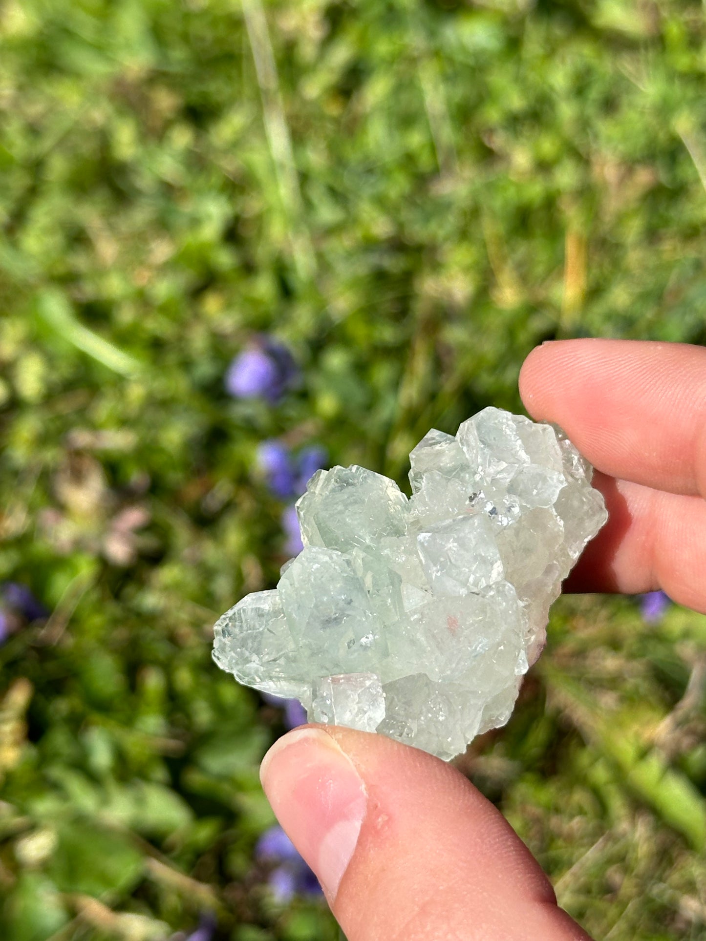 Green apophyllite | India