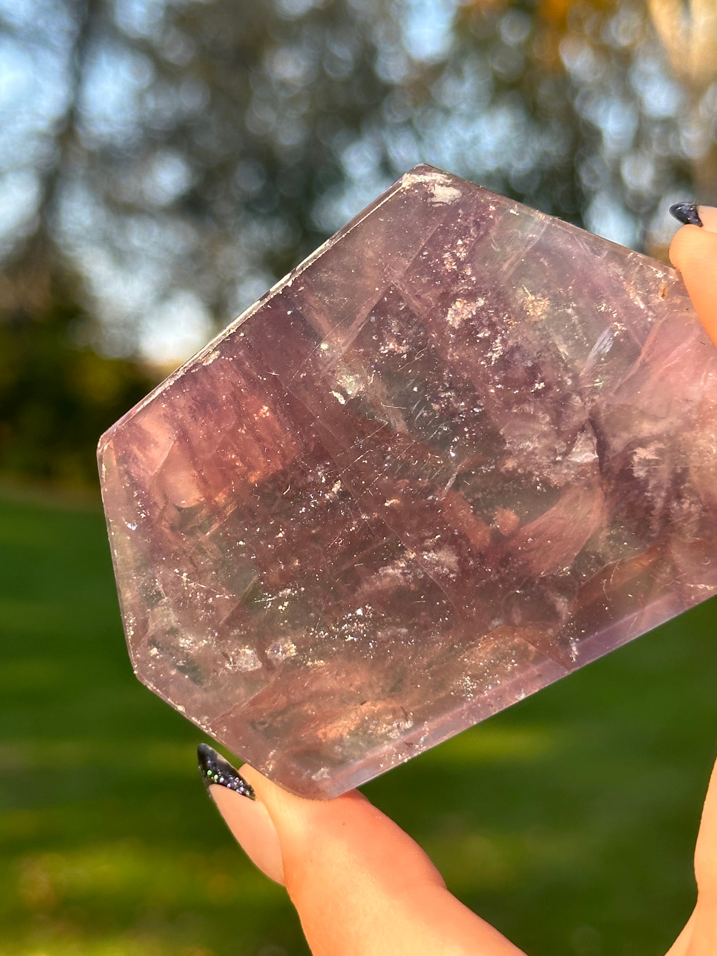 Fluorite slab