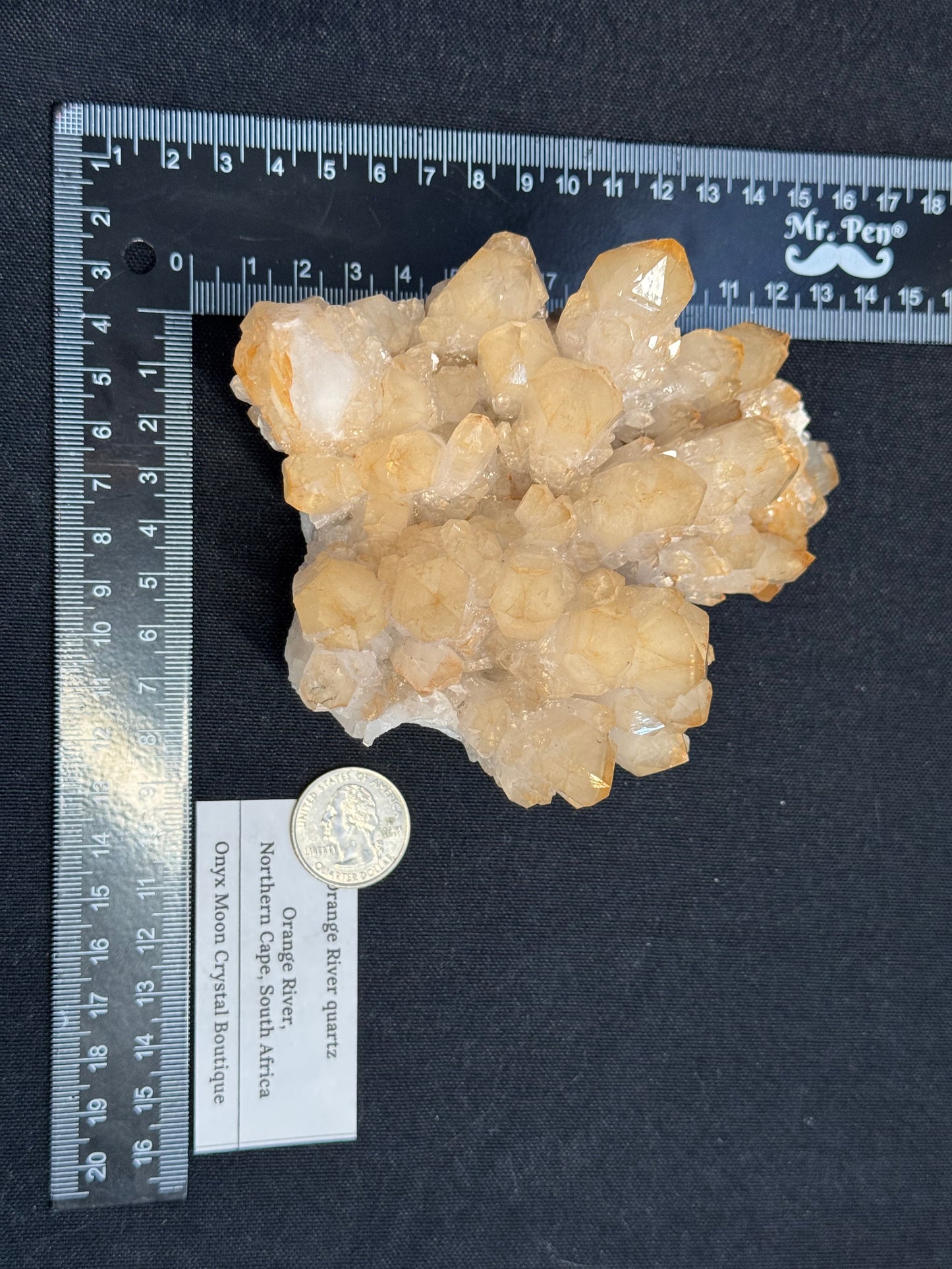 Orange river quartz